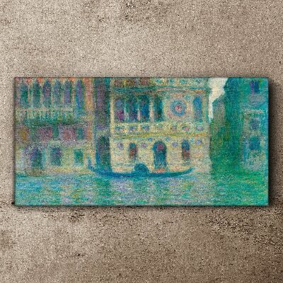 Tableau sur toile Venise aux couleurs pastel