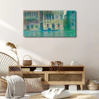 Tableau sur toile Venise aux couleurs pastel