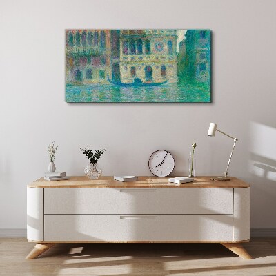 Tableau sur toile Venise aux couleurs pastel