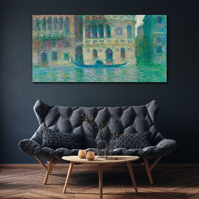 Tableau sur toile Venise aux couleurs pastel