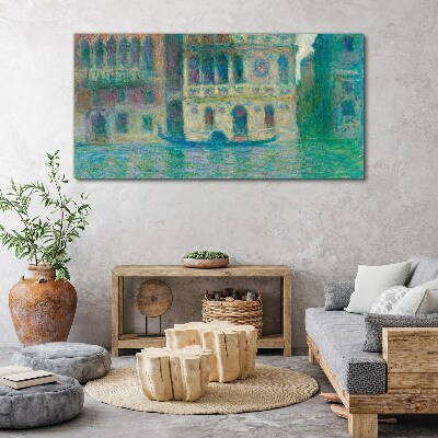 Tableau sur toile Venise aux couleurs pastel