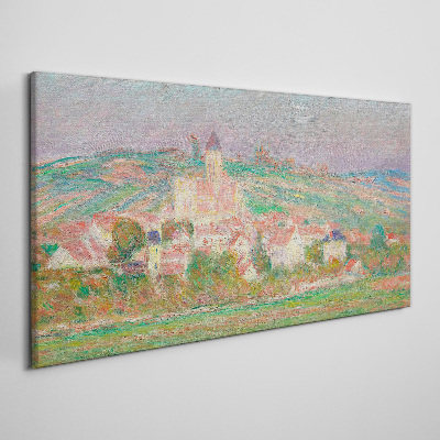 Tableau toile imprimée Un paysage rural paisible