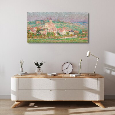 Tableau toile imprimée Un paysage rural paisible