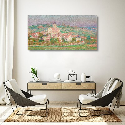 Tableau toile imprimée Un paysage rural paisible