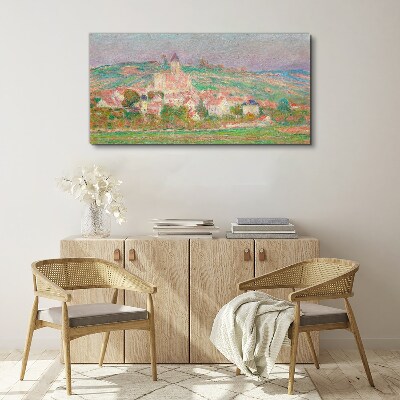 Tableau toile imprimée Un paysage rural paisible