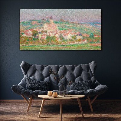 Tableau toile imprimée Un paysage rural paisible