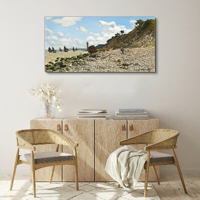 Tableau imprimé sur toile Une côte tranquille avec un phare