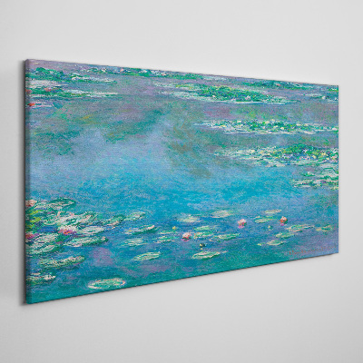 Tableau sur toile nénuphars
