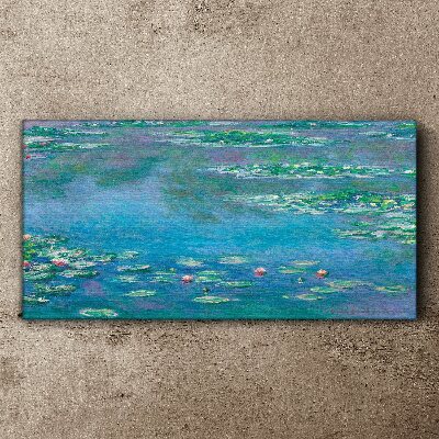 Tableau sur toile nénuphars