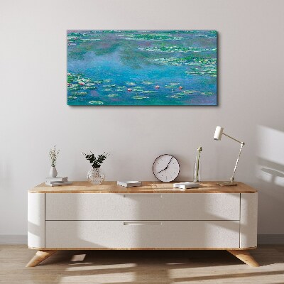 Tableau sur toile nénuphars