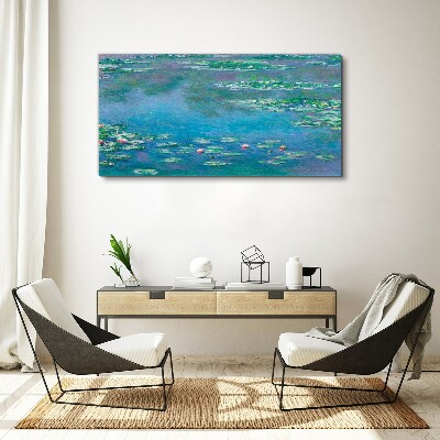 Tableau sur toile nénuphars