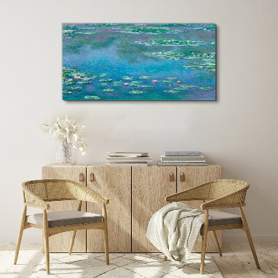 Tableau sur toile nénuphars