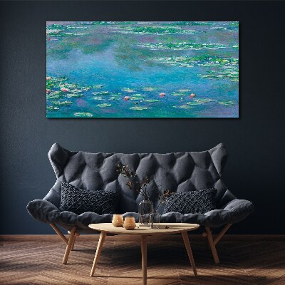 Tableau sur toile nénuphars