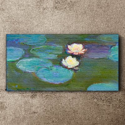 Tableau imprimé sur toile nénuphars