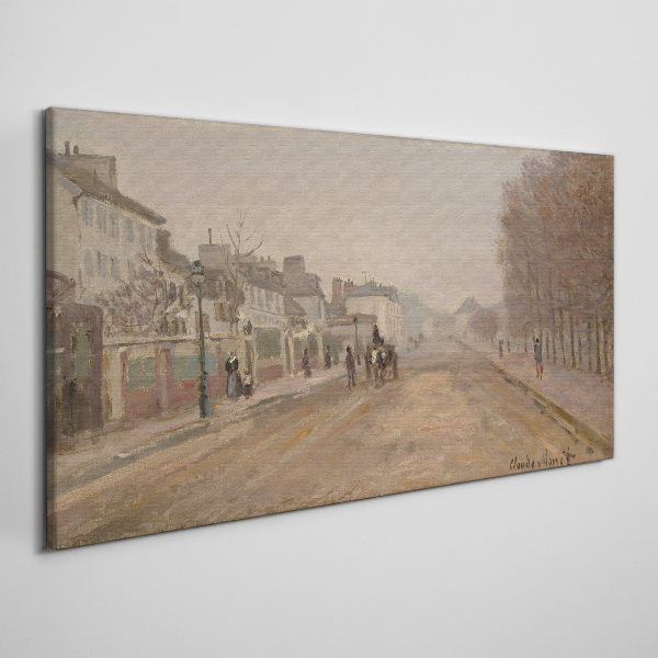 Tableau toile imprimée Une rue de Paris