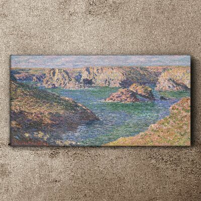 Tableau toile imprimée Paysage de bord de mer