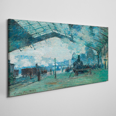 Tableau toile imprimée Gare de Paris
