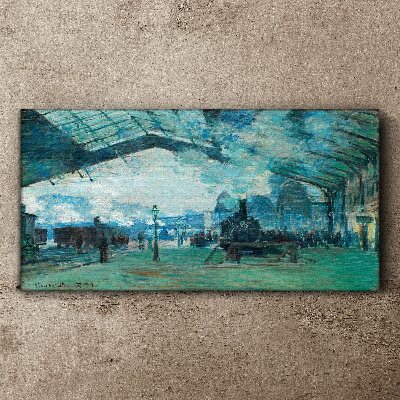 Tableau toile imprimée Gare de Paris