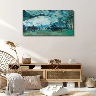 Tableau toile imprimée Gare de Paris