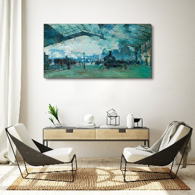 Tableau toile imprimée Gare de Paris