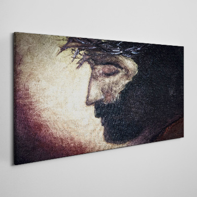 Tableau imprimé sur toile Portrait avec une couronne d'épines