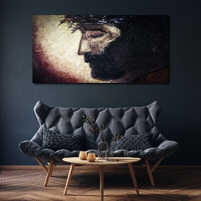 Tableau imprimé sur toile Portrait avec une couronne d'épines