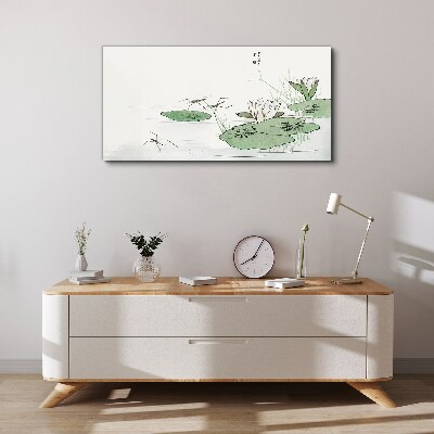 Tableau toile imprimée Nénuphars sur l'étang