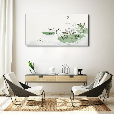 Tableau toile imprimée Nénuphars sur l'étang