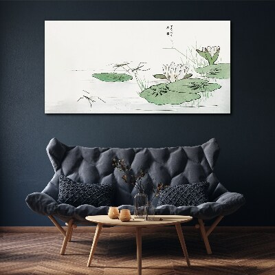 Tableau toile imprimée Nénuphars sur l'étang