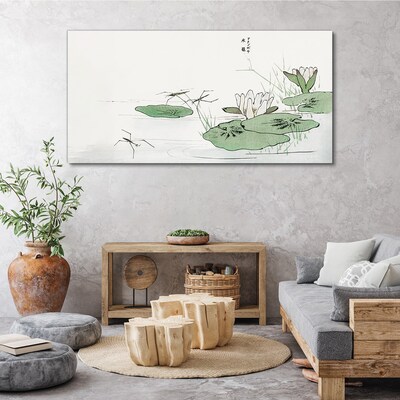 Tableau toile imprimée Nénuphars sur l'étang