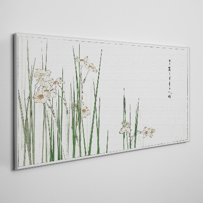 Tableau imprimé sur toile Fleurs dans l'herbe