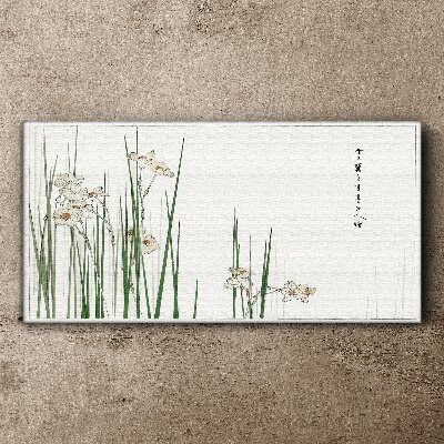 Tableau imprimé sur toile Fleurs dans l'herbe