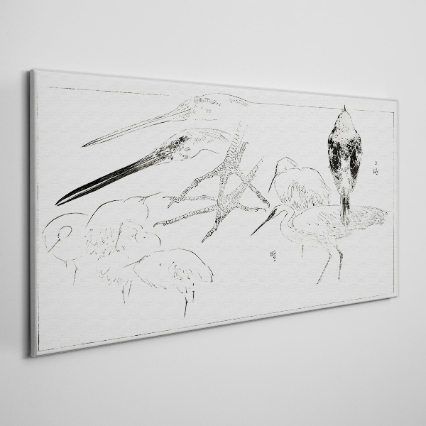 Tableau imprimé sur toile Oiseaux en mouvement