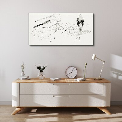 Tableau imprimé sur toile Oiseaux en mouvement