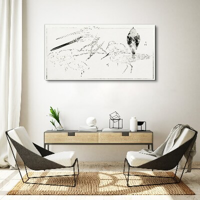 Tableau imprimé sur toile Oiseaux en mouvement