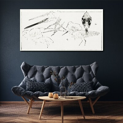 Tableau imprimé sur toile Oiseaux en mouvement
