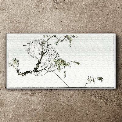 Tableau imprimé sur toile Un oiseau sur une branche