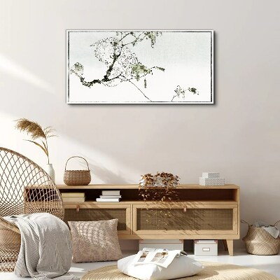 Tableau imprimé sur toile Un oiseau sur une branche