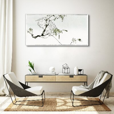 Tableau imprimé sur toile Un oiseau sur une branche