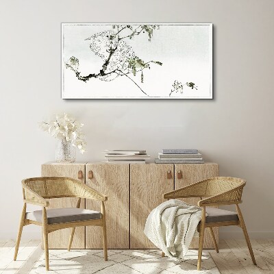 Tableau imprimé sur toile Un oiseau sur une branche