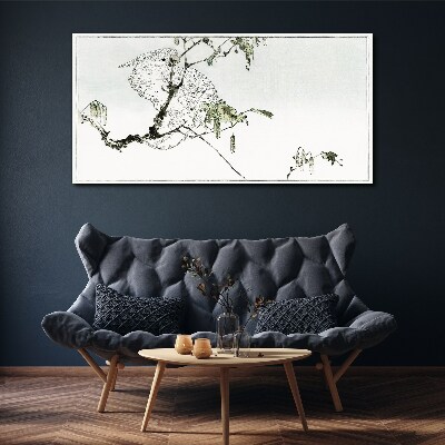 Tableau imprimé sur toile Un oiseau sur une branche