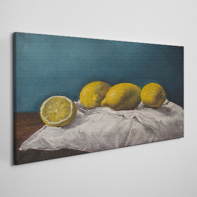 Tableau sur toile Citron Calme