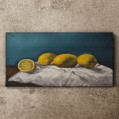 Tableau sur toile Citron Calme
