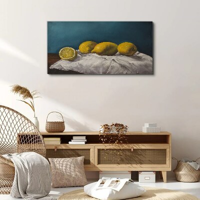 Tableau sur toile Citron Calme