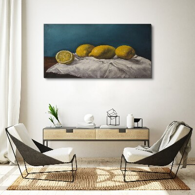Tableau sur toile Citron Calme
