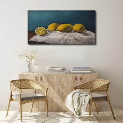Tableau sur toile Citron Calme