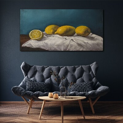 Tableau sur toile Citron Calme