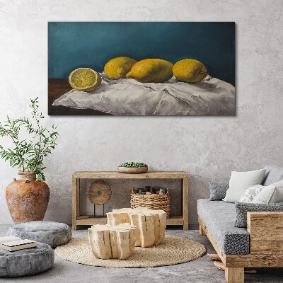 Tableau sur toile Citron Calme