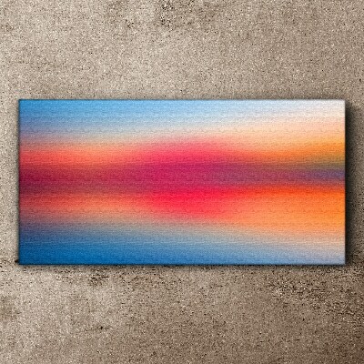 Tableau imprimé sur toile Coucher de soleil aux tons pastel