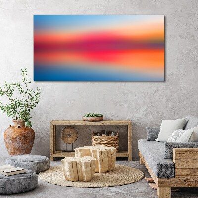 Tableau imprimé sur toile Coucher de soleil aux tons pastel